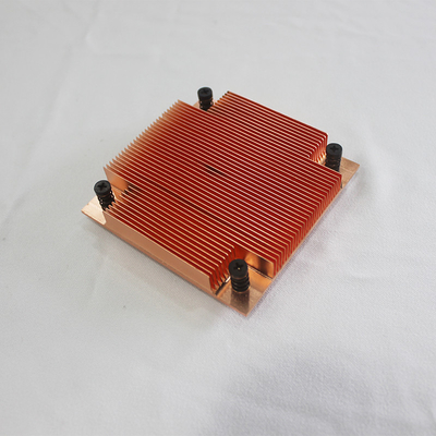 Versatile Copper Skived Fin Heat Sink For CNC Equipment Anti Oxidation