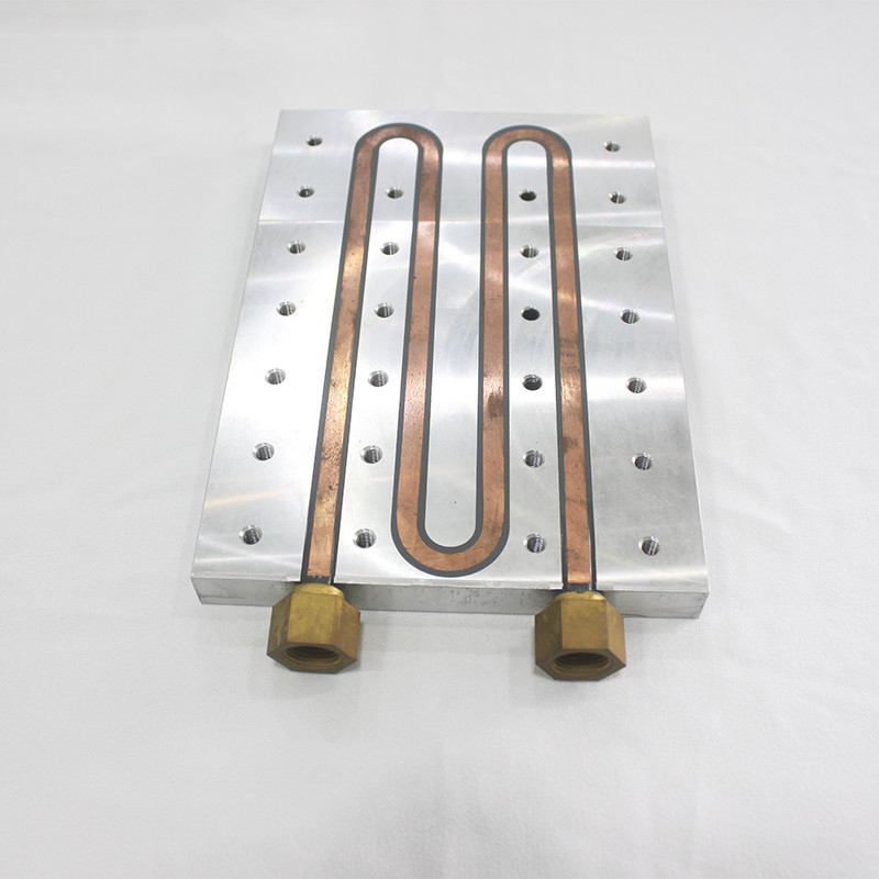 Anti Erosion Liquid Cooled Cold Plate , AL6063-T5 Liquid Metal Heat Sink ISO9001