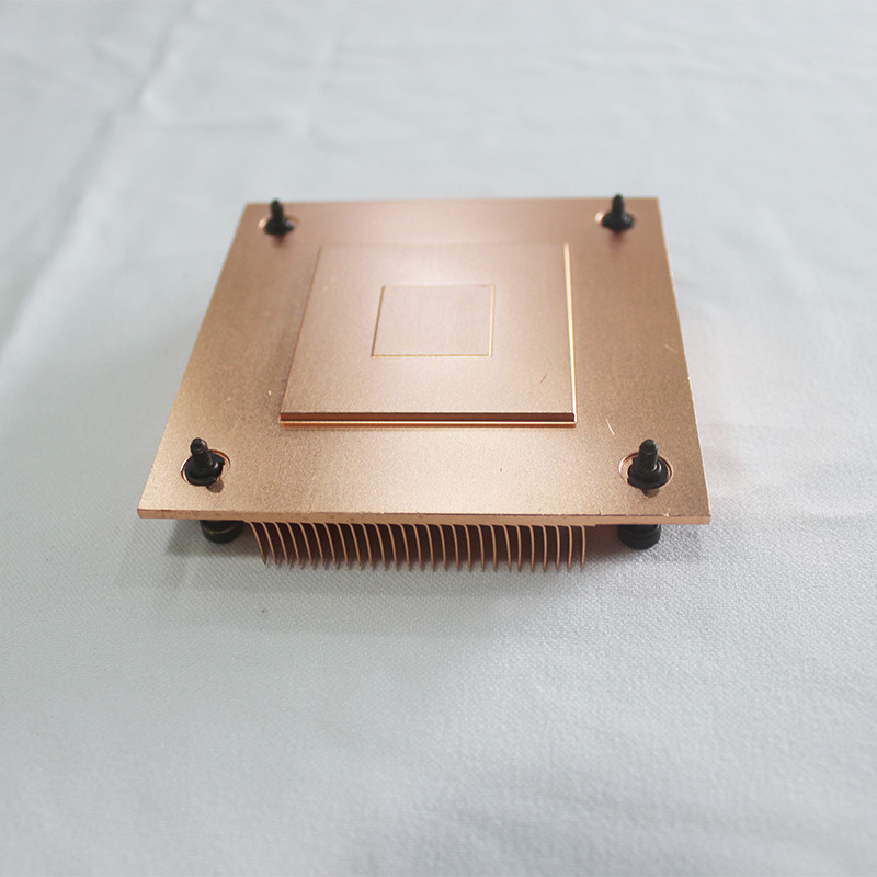 Versatile Copper Skived Fin Heat Sink For CNC Equipment Anti Oxidation